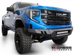 GMC Sierra 1500 Front Bumper - Black Label Series - Addictive Desert Designs GMC Sierra 1500 Front Bumper - Black Label Series - Addictive Desert Designs